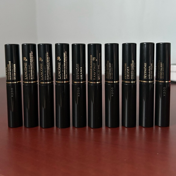 10 pack LANCOME HYPNÔSE DRAMA MASCARA MINI 4ML-black - Picture 1 of 5